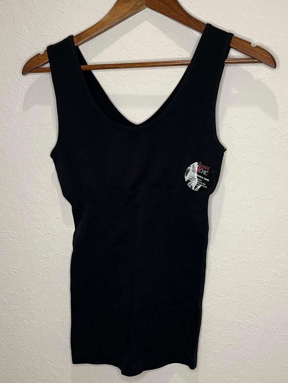 NWT New York And Company Shaping Camisole Tank Top Womens Small Black Classic